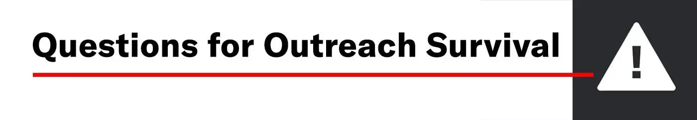 questions for outreach success