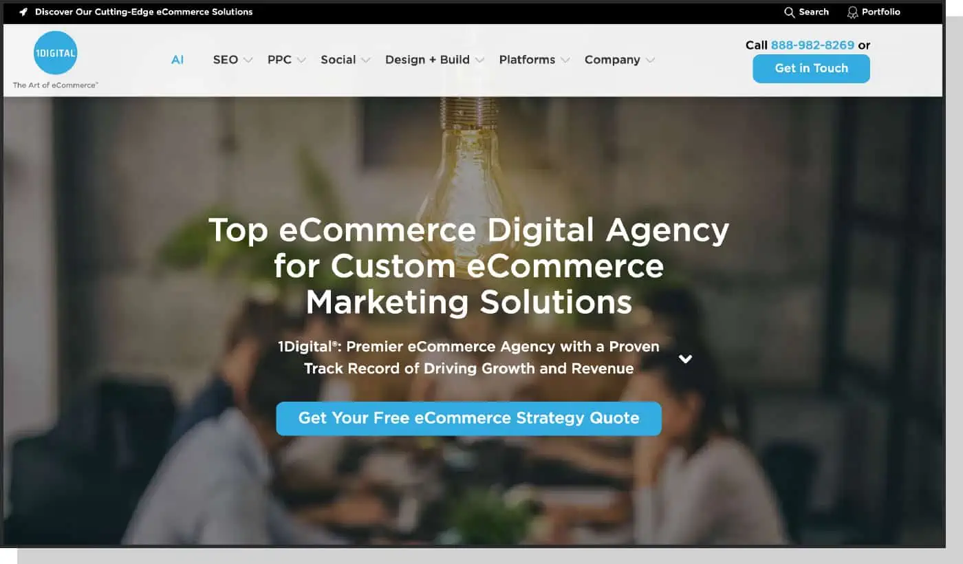 1 digital agency for e-commerce marketing