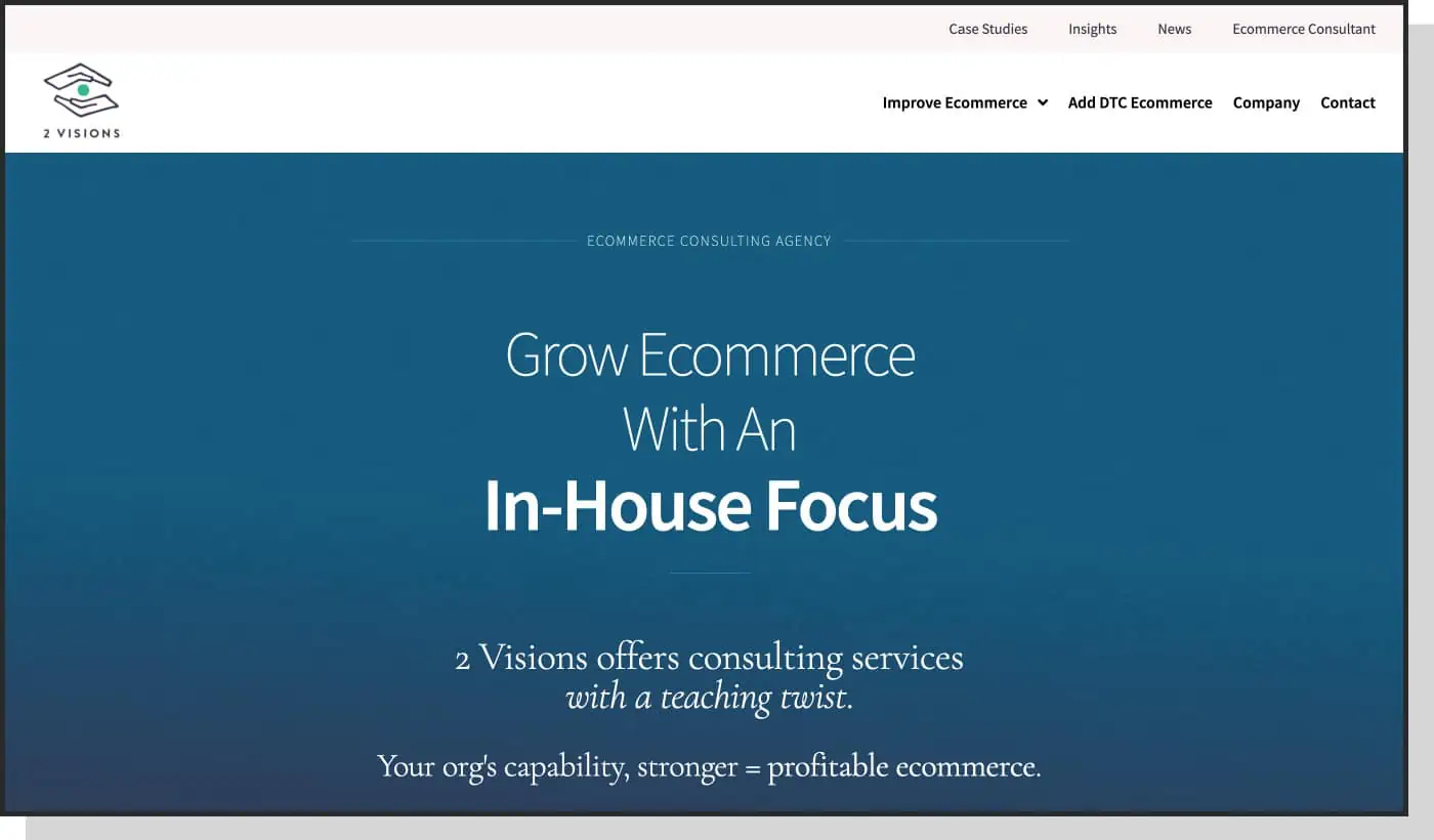 2 Visions for e-commerce marketing