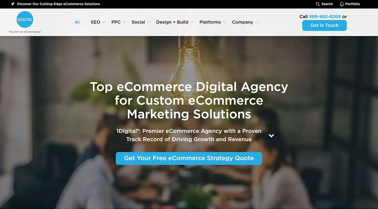 1digital agency homepage