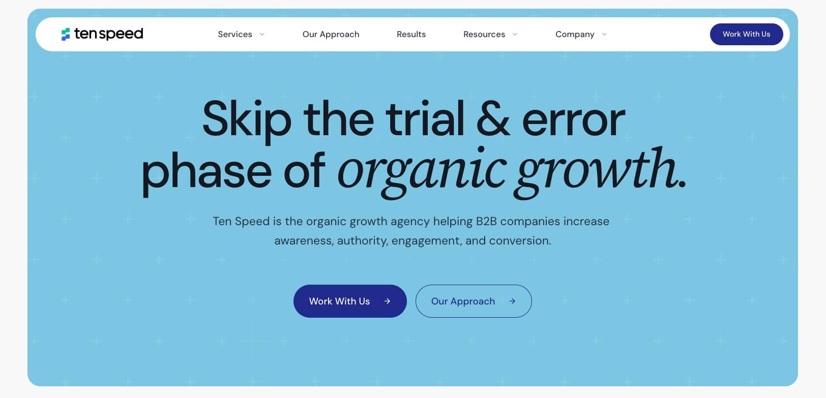 A screenshot of the Campfire Labs Homepage