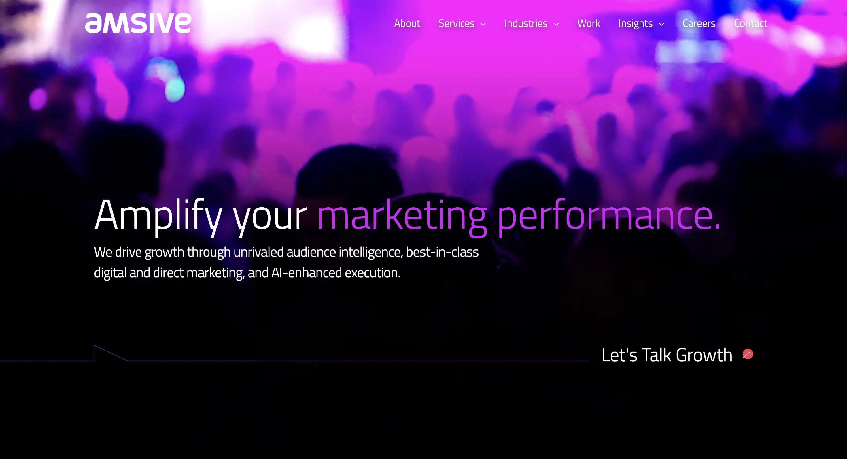 Amsive homepage