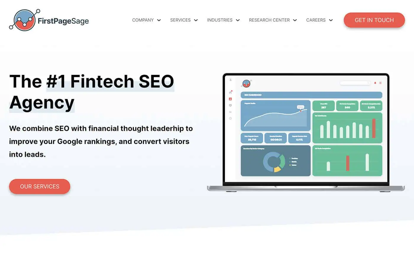 First Page Sage homepage