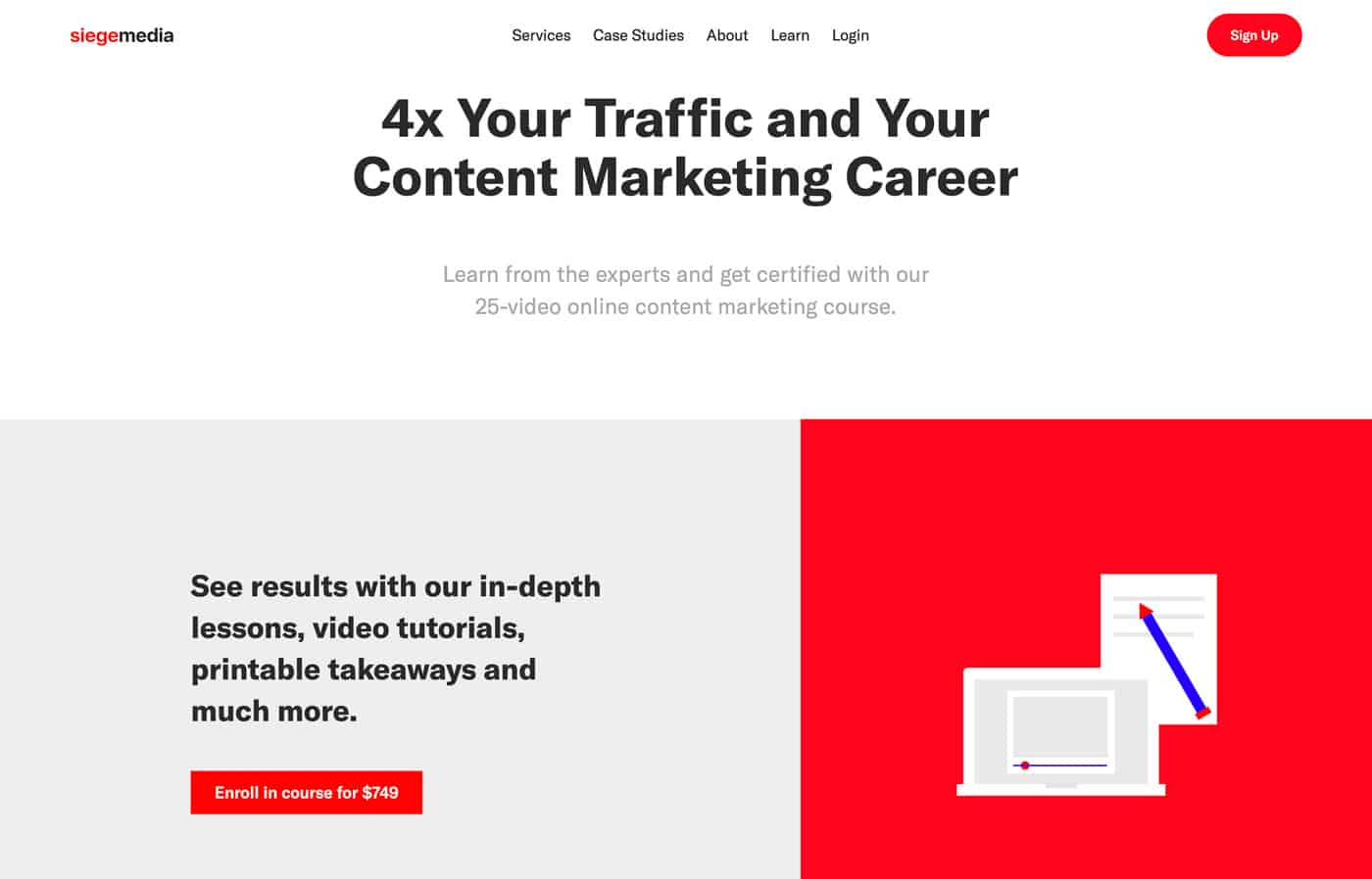 SiegeLearn homepage