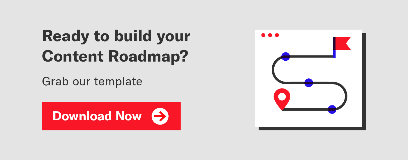 Download button for content roadmap template.