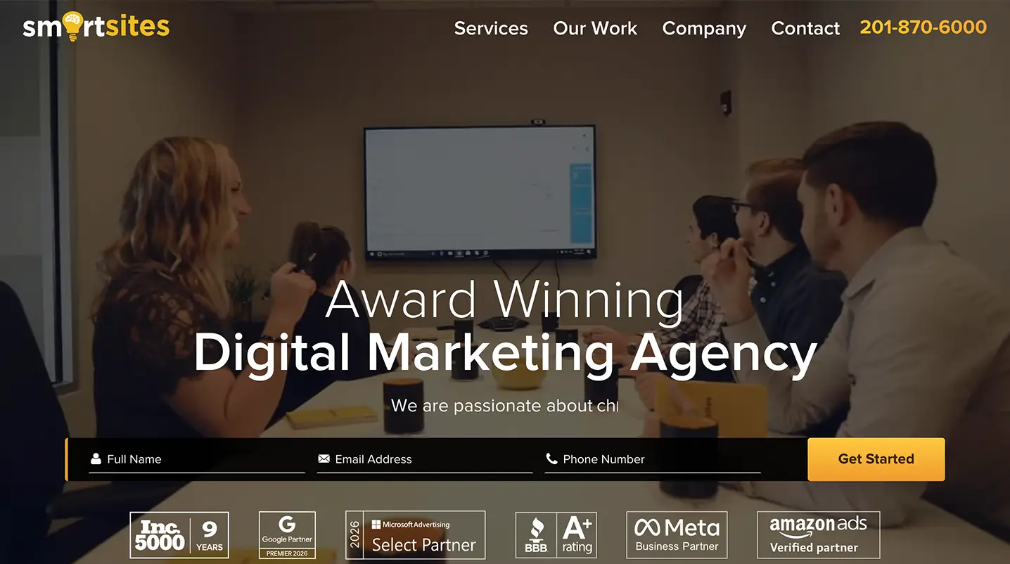 SmartSites home page