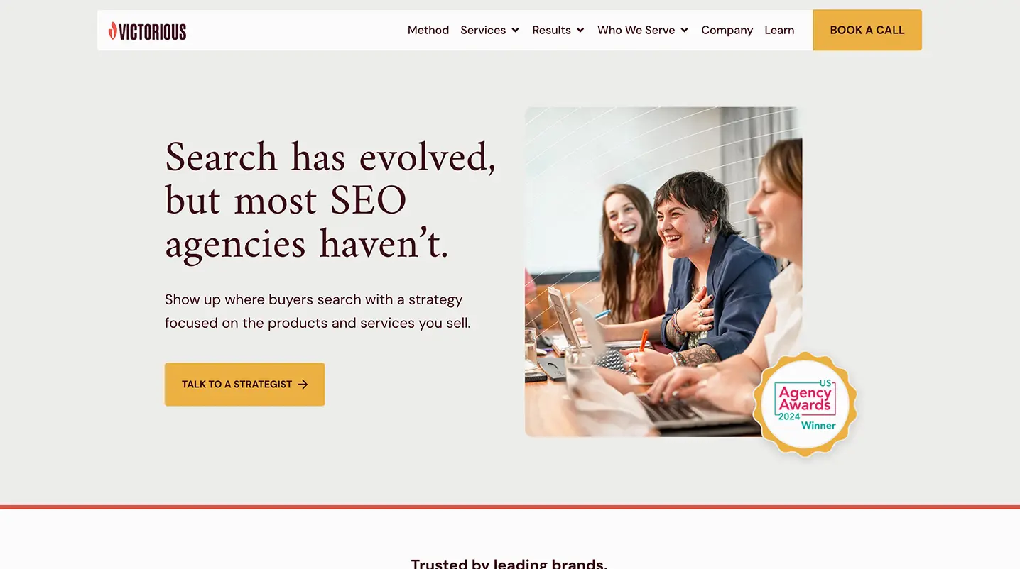 Victorious home page