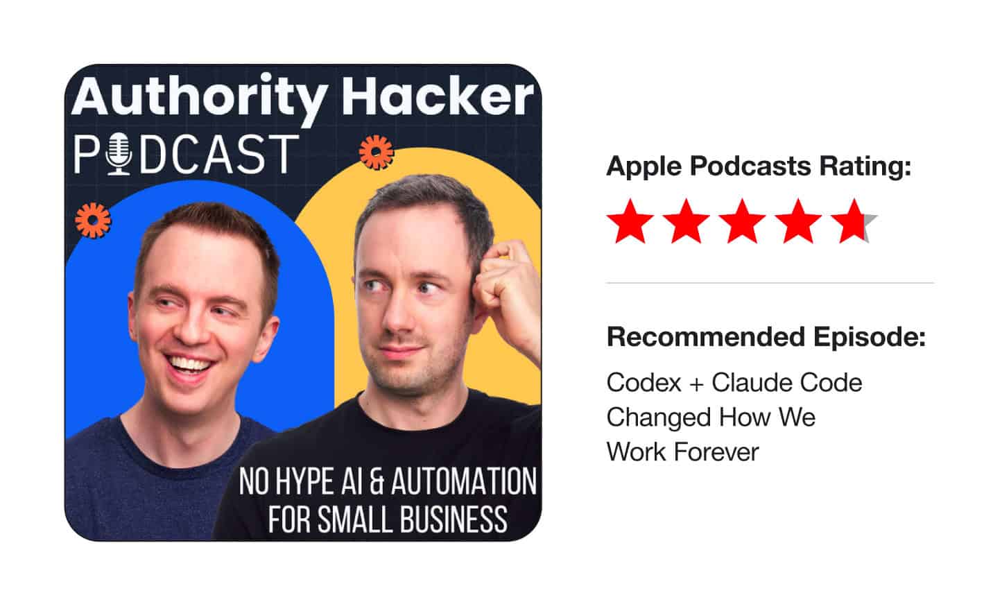 Authority Hacker Podcast — one of the best SEO podcasts for building authority sites