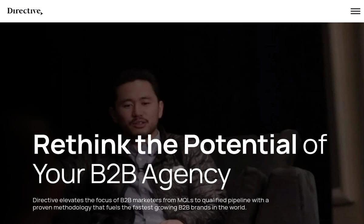 Directive Consulting homepage