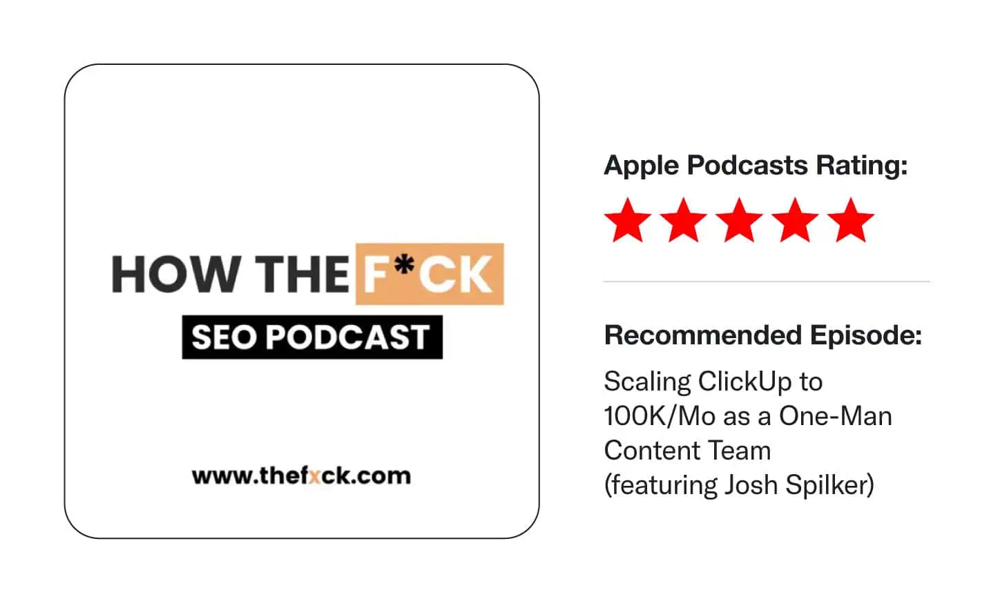How the Fxck SEO Podcast
