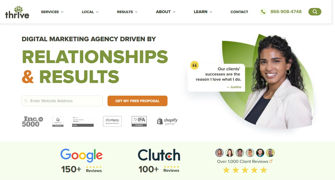 Thrive screenshot.
