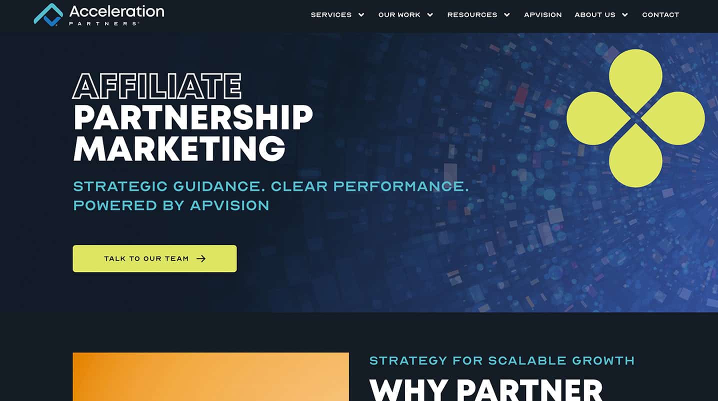 Acceleration Partners website.