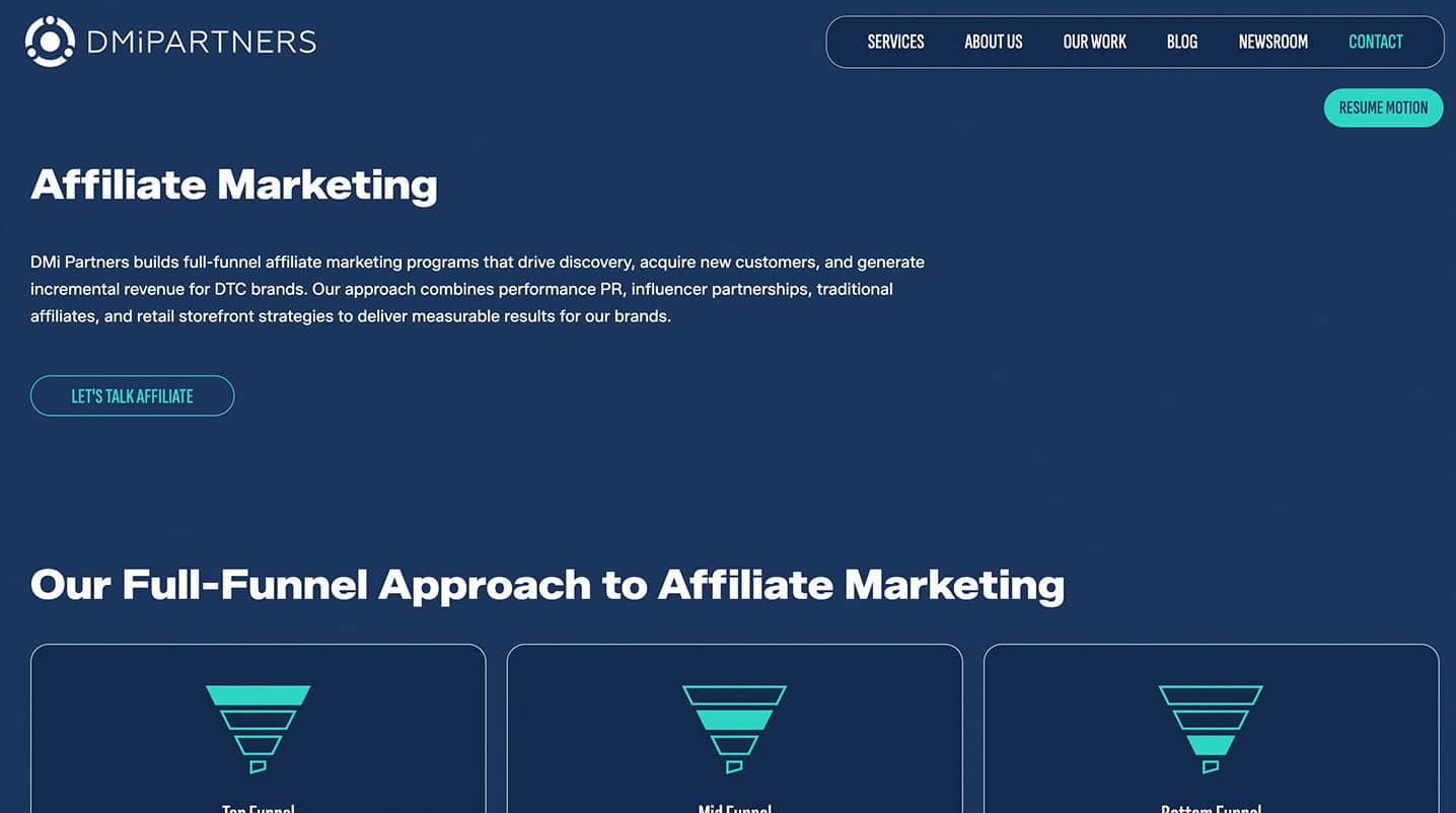 DMi Partners website.